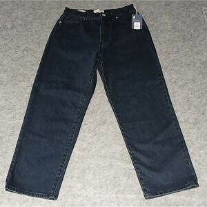 Universal Thread Vintage Relaxed Straight Leg Jeans Women's 4 Blue Dark Wash NWT